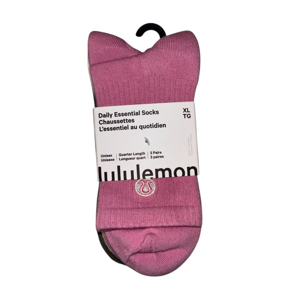 lululemon athletica Daily Essential 3pack socks